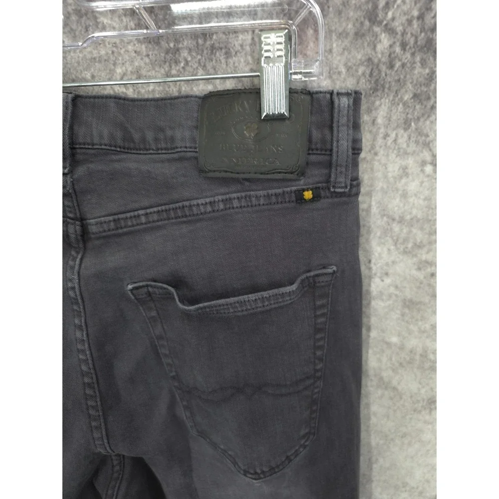 Lucky Brand Jeans Mens 32 X 32 Charcoal Gray‎ 410 Athletic Fit Stretch Waist - Picture 6 of 16
